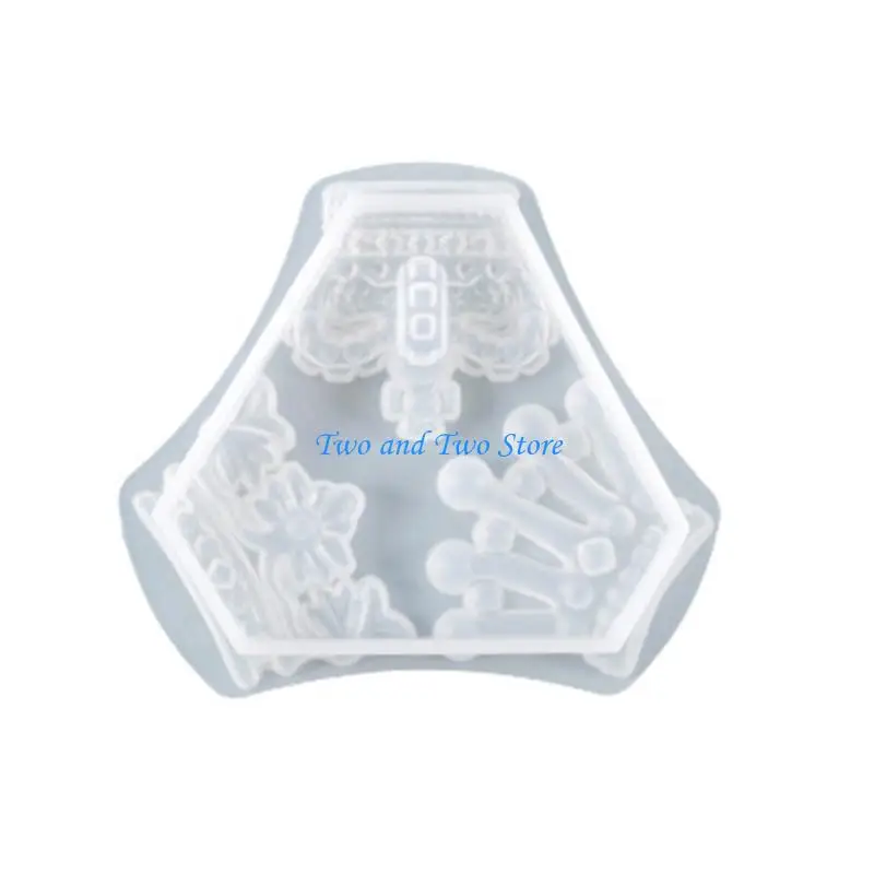 

HX6F Epoxy Crystal Resin Silicone Mold Flowers Decoration Mold for DIY Craft