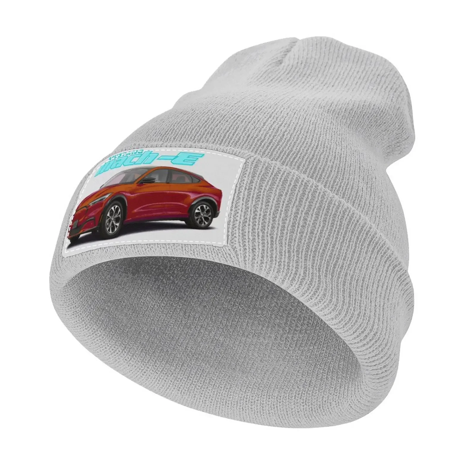 Mustang Mach-E - Rapid Red Knitted Hat Golf Wear Sunscreen Hat For Women Men's