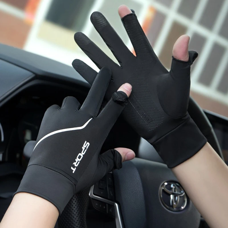 قفازات MuqiNush لصيد الأسماك والصيد والرياضة والجري وركوب الدراجات مقاومة للماء وغير قابلة للانزلاق للرجال والنساء لقيادة الجولف