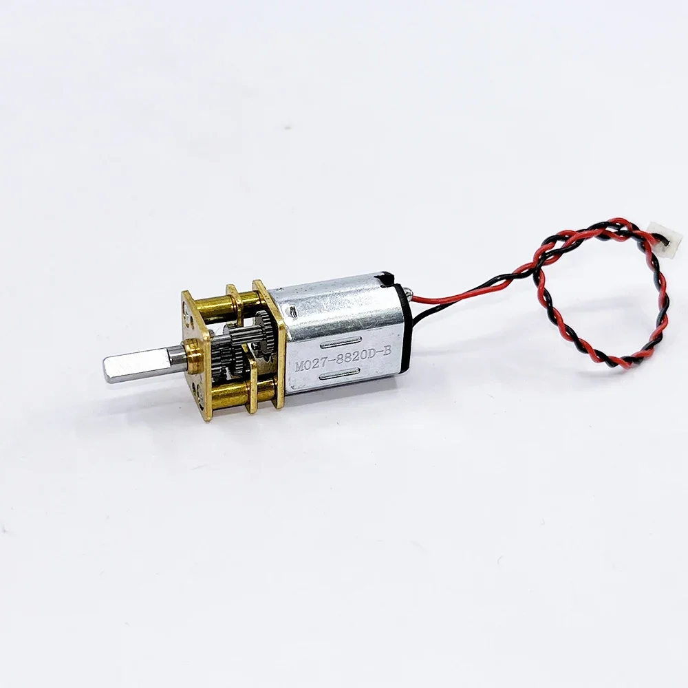 Motor de engranaje de rueda de Metal Mini N20, 3V de CC, 5V, 6V, 35/70/100/200/500rpm, velocidad lenta, gran par, microreducción, GA12-N20