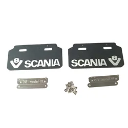 Światło przednie gumowe błotnik elementy dekoracyjne do 1/14 Tamiya zdalnie sterowana ciężarówka ciągnik Scania 56318 5632 Stiholt DIY części samochodowe