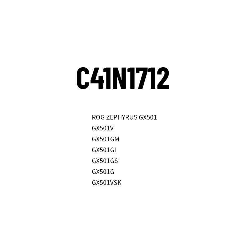 3255mAh 50Wh 15.4V C41N1712 بطارية الكمبيوتر المحمول ل ASUS GX501V GX501GM GX501GI GX501GS GX501G GX501VSK ROG ZEPHYRUS GX501