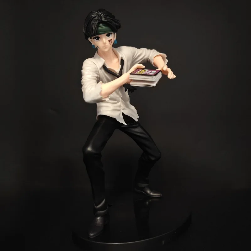 Figura de Anime de Chrollo Lucilfer, Líder del Grupo Fantasma de Hunter X Hunter, Estatua Coleccionable de PVC, Decoración de Escritorio para Fanáticos del Anime