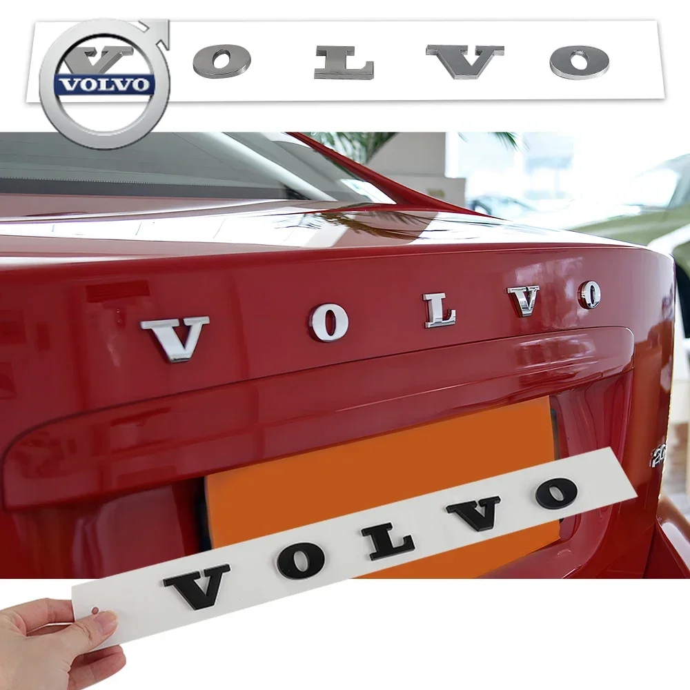 

Для Volvo R-Design T2 T3 T4 T5 T6 T7 T8 S90 XC90 S60 XC40 S90 S80L XC40: 3D-буквы из ABS-пластика, эмблема на багажник автомобиля, наклейка