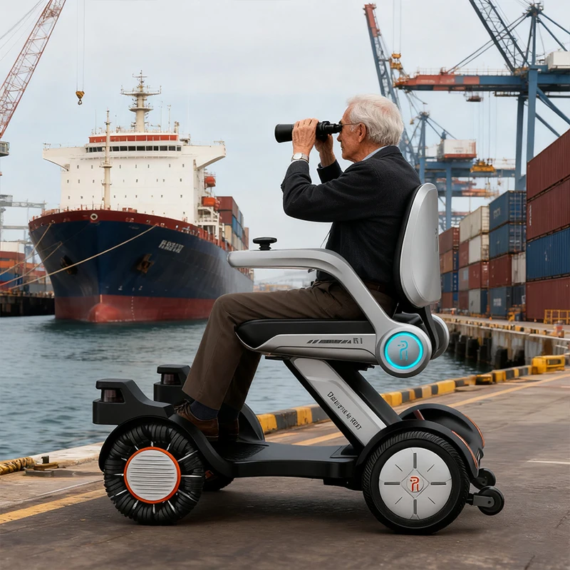 Disabled Elderly Assistance Smart Medical AI Robot-Home Patrol IP54 Rated 5kg Payload Yimeng Mobility Model