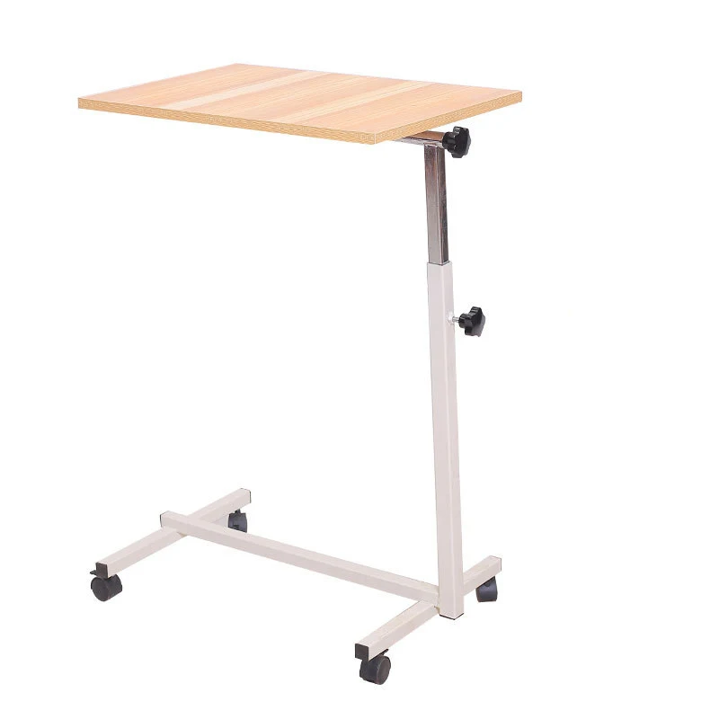 Hot Sale Medical Bedside Table Height Adjustable Overbed Dining Table