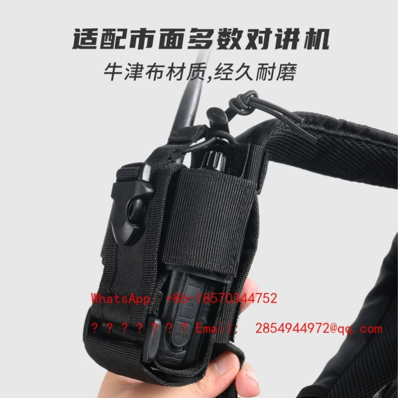 2026   Walkie-talkie Tactical Bag, Special Protective Cover for Hand Desk, Outdoor Anti-drop Multi-functional Fanny Pack