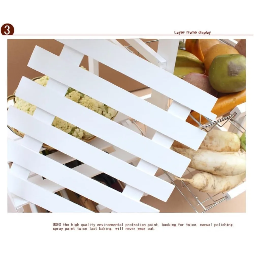 Rolling Wood Kitchen Island Cart Storage Trolley: A Stylish & Practical Addition thumbnail