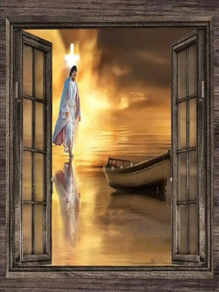 لوحات فنية من قماش المسيح ، ملصقات حائط أسد محارب جودا ، صور إله دينية لديكور غرفة المعيشة