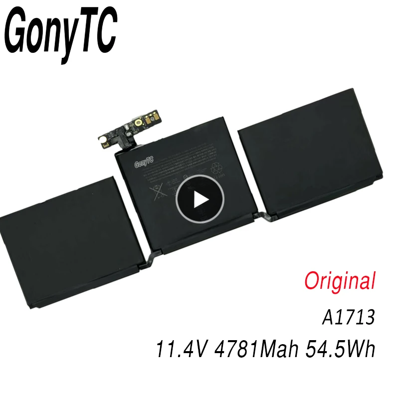 

A1713 Laptop Battery For Apple MacBook Pro 13" A1708 2016 2017 EMC 2978 3164 020-00946 Batteria AKKU