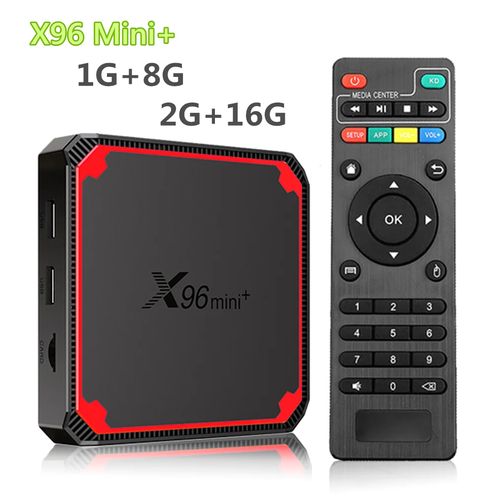 X96 MINI Media Player Set Top Box, Caixa de TV Android 9.0, Amlogic S905W4, X96mini Plus, 2.4G, 5G, WiFi, 4K HD, 4 pcs