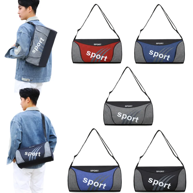 

Sports Fitness Bag Portable Gym Crossbody Bag for Men Women Outdoor Yoga Training Bag Large Capacity Travel Duffel Bag Daily Bag