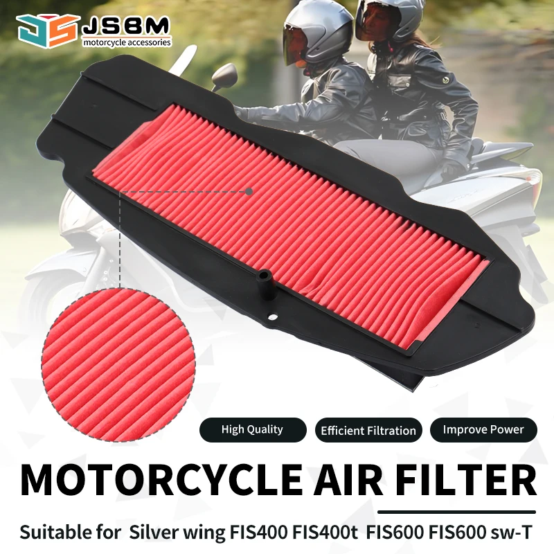 JSBM Motorcycle Accessories Air Filter For Honda FJS400 FJS600 Silver Wing FJS 400 600 T Silverwing FSC400 FSC600 2006 2007-2016