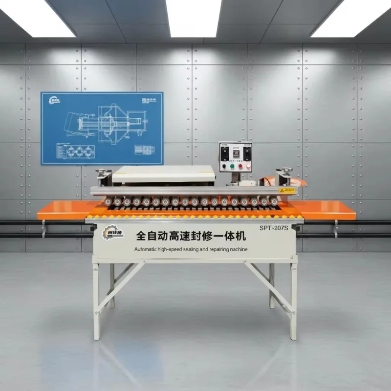 

【Popular】Automatic PLC-Controlled Edge Banding Machine For Plywood Woodworking With Motor & Gearbox