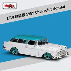 Maisto 1:18 1995 Chevrolet Nomad Dodge Nomad Datsun High Meticulous Alloy Model Car Static Metal Model Vehicles B266