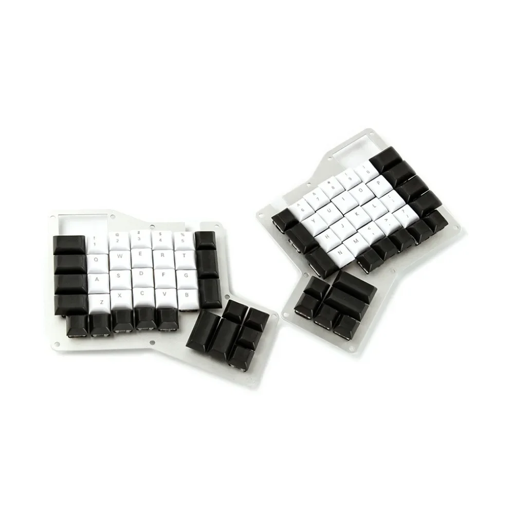 ErgoDox Ergo Split Keyboard Keycaps Custom DSA Profile Laser Carving PBT Key Caps for DSA95 Mechanical Keyboard Game Accessories