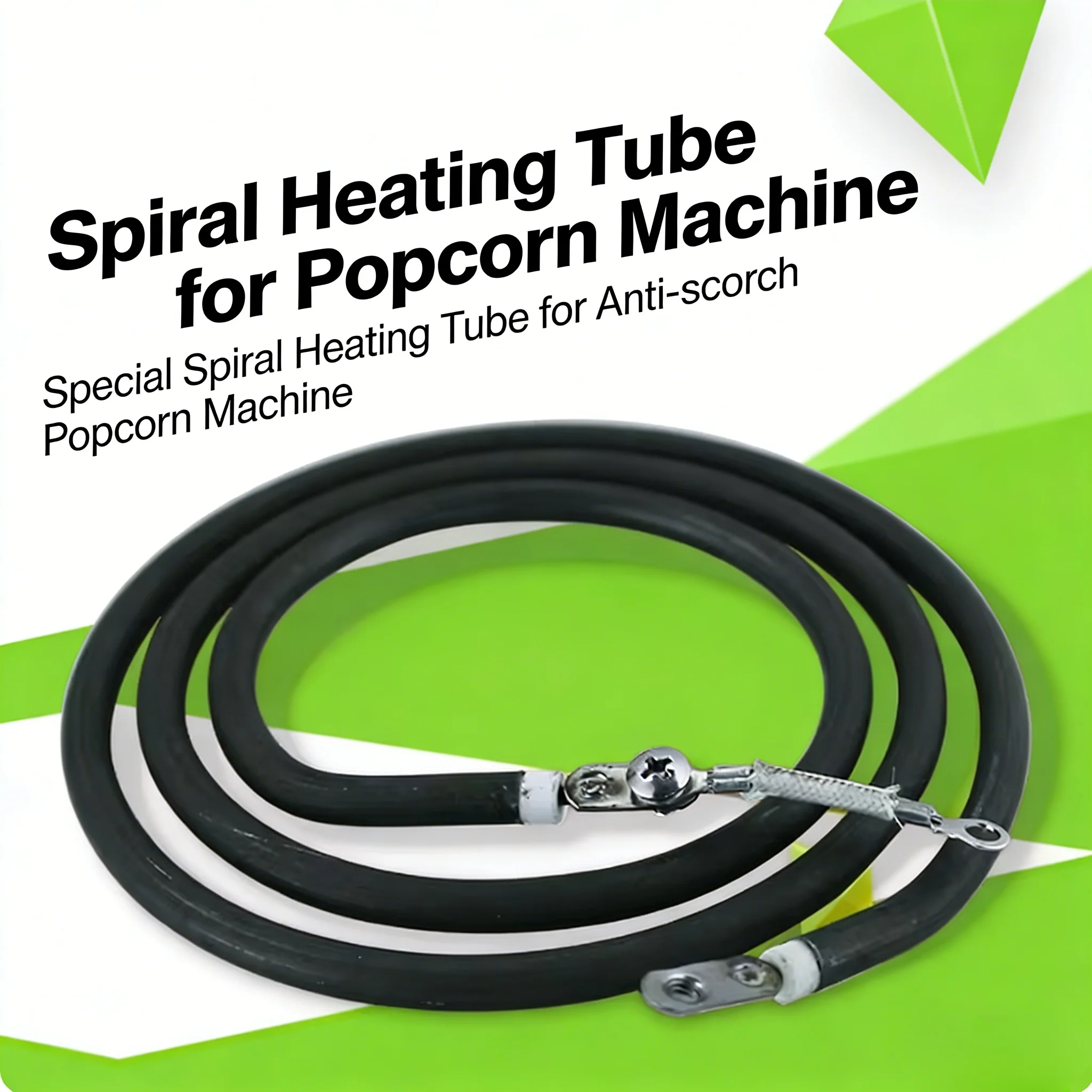 

8oz Popcorn Maker Heating Tube Anti-burnt Bottom Heater Wire Replacement Accessory For Professional Popcorn Machine