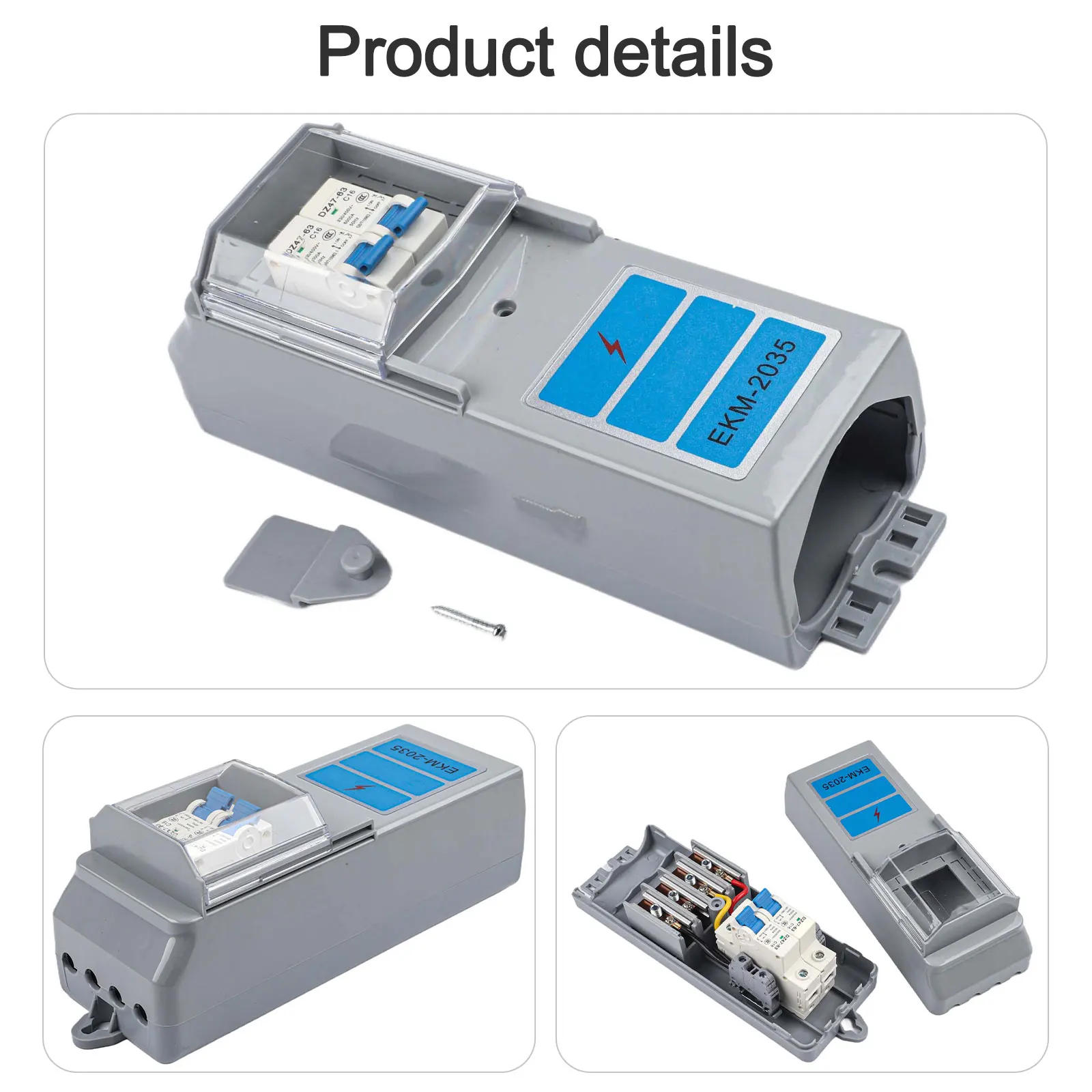 Outdoor Lighting Applications 260 88 90mm Street Light Junction Box Selectively Protects Circuits Waterproof Connections