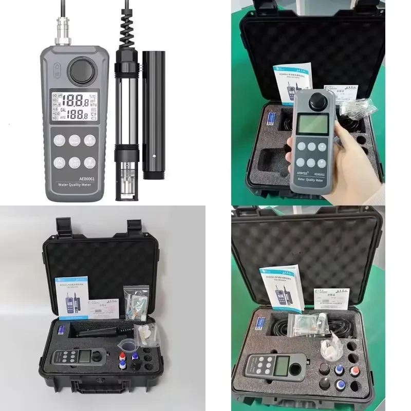 Hot Selling for aquaculture enthusiasts and professional fish farmers, this multiparameter water tester simplifies the complex
