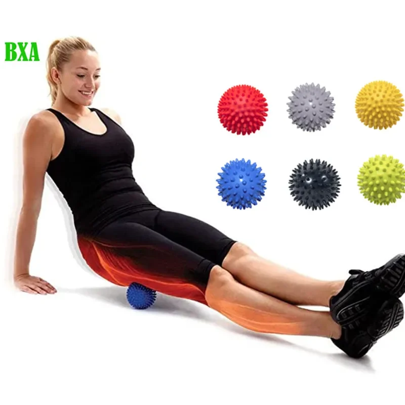 

Durable PVC Spiky Massage Ball Trigger Point Sport Fitness Hand Foot Muscle Relax Plantar Fasciitis Reliever Hedgehog 9cm Balls
