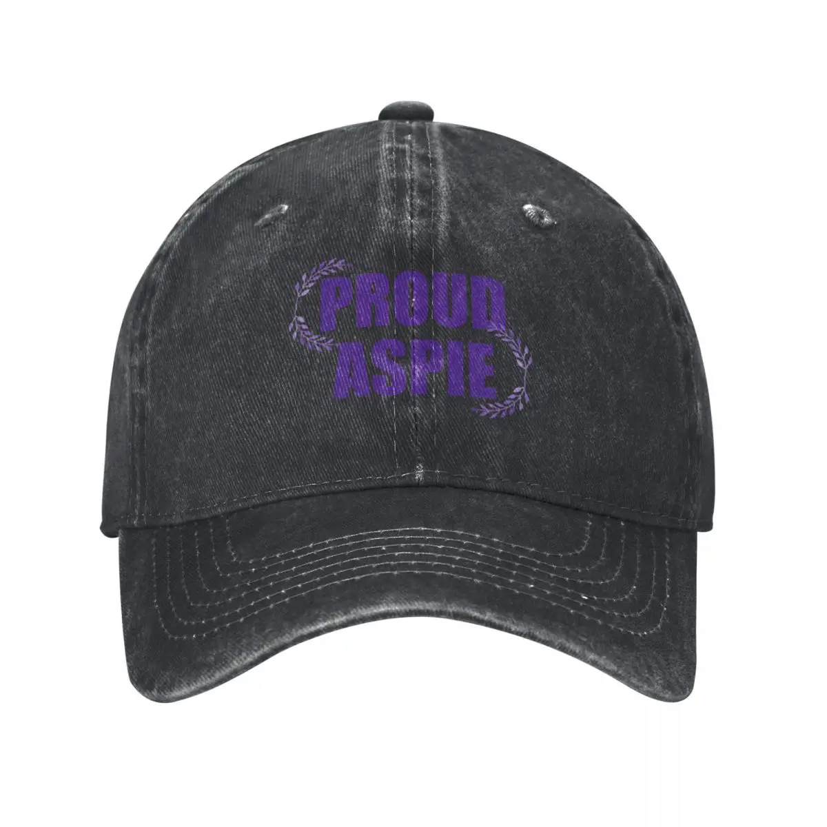 

Proud Aspie Pretty Purple Asperger Syndrome Baseball Cap western Hat Golf Hat Golf Hat Man Luxury Brand Woman Hats Men's