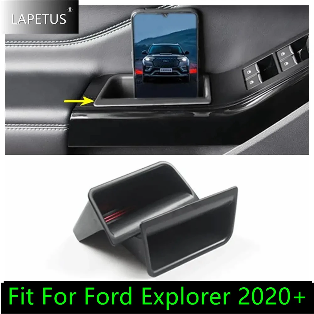 

Plastic Car Door Handle Armrest Container Holder Tray Storage Box Organizer Tray Decor Accessories For Ford Explorer 2020 - 2023