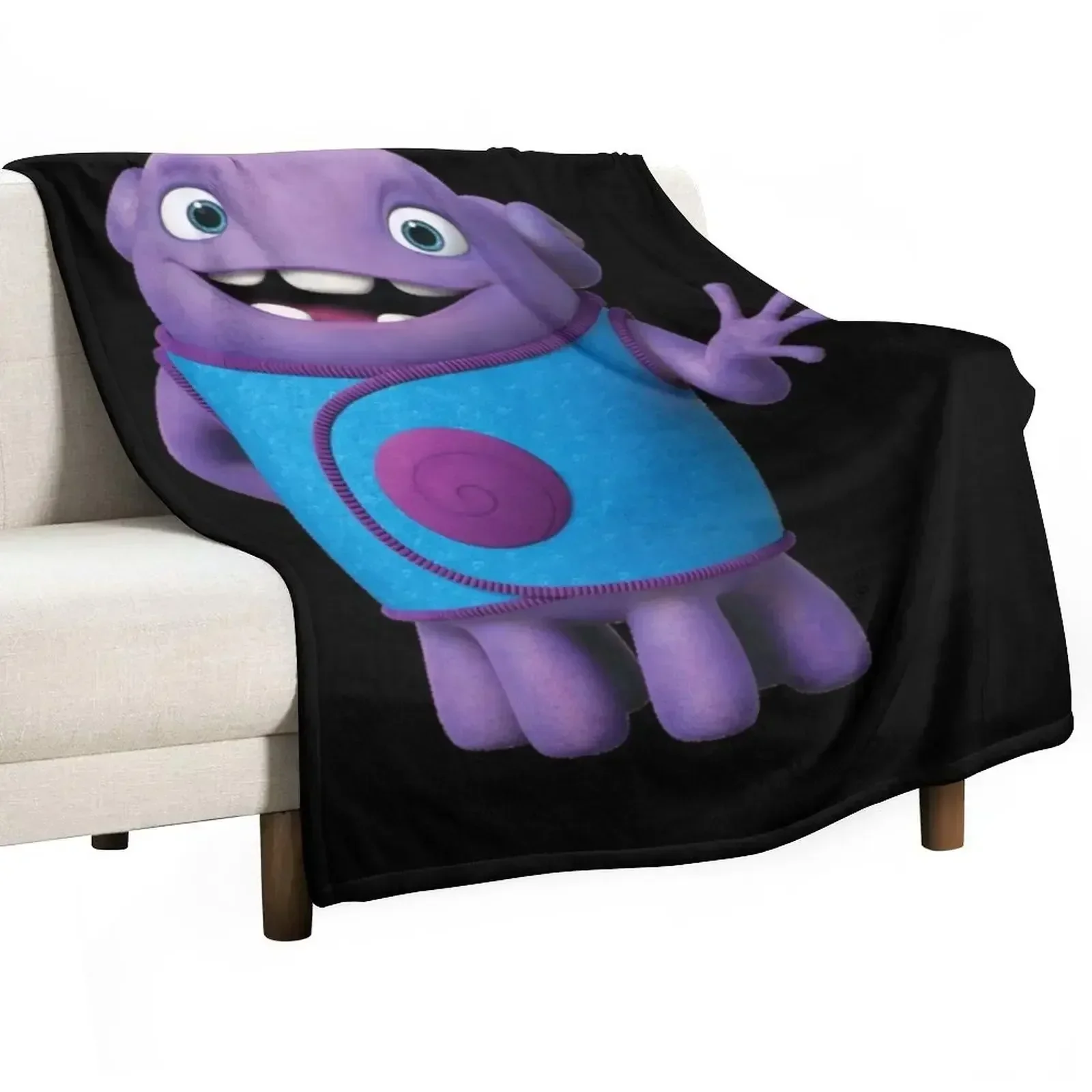 Oh The Boov Essential Throw Blanket Sofa Plaid Summer Beddings Luxury Thicken christmas decoration Multi-Purpose Blankets