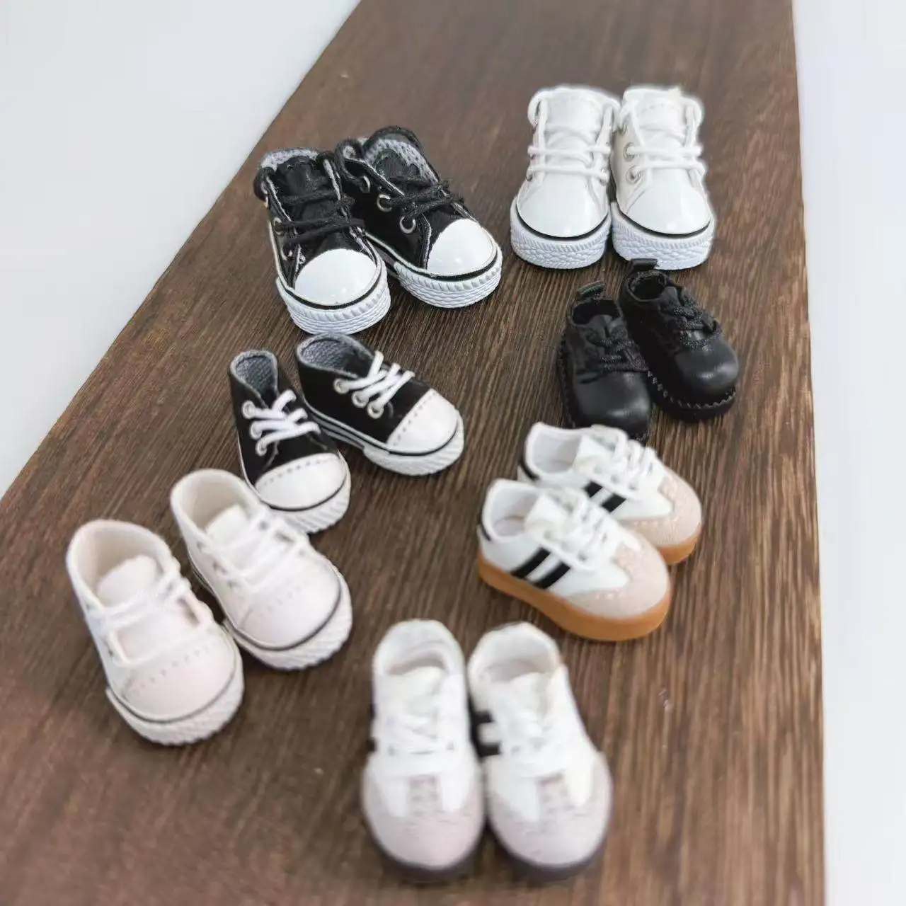 

German Training Sneakers Casual Canvas Board Shoes for 20CM Zsiga 1/8 1/6 BJD Doll - Only Shoes Footwear Accessories