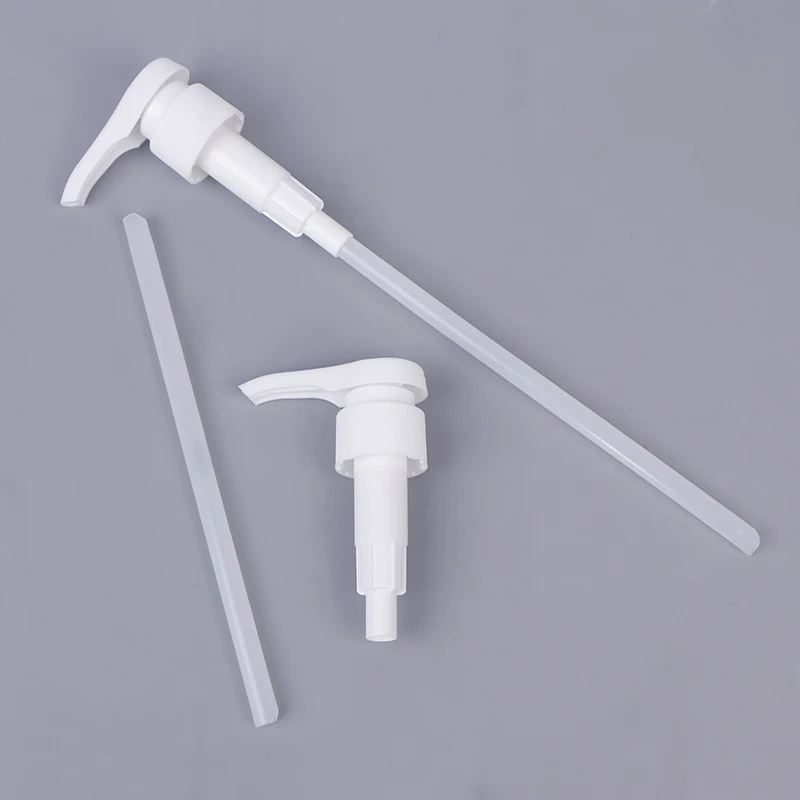 2 Stuks 27.5 Cm Universele Shampoo/Conditioner Pomp Voor Fles 1 L/33.8 Oz 1000 Ml Wit universele Plastic Pomp Hoofd