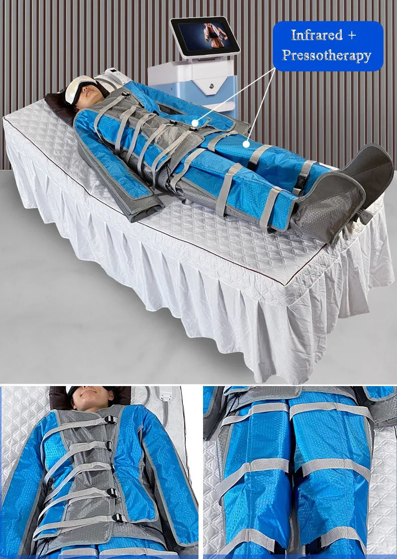 New Pressotherapy Lymphatic Drainage Air Pressure Professional Body Eye Massage Body Health Equipment