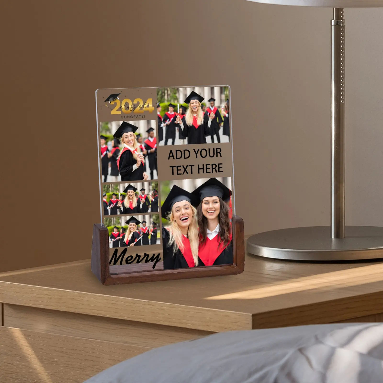 Gift for Graduation Class of 2024 Photo Acrylic Plaque Custom Photo Frame Gifts for Grads Graduation Gift Photo Frames