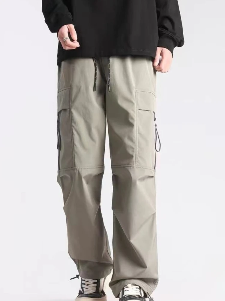 Minimalist Outdoor Male Trousers Mountain Techwear Loose Cheap Luxury Harajuku Korean Style Designer Street Men's Cargo Pants