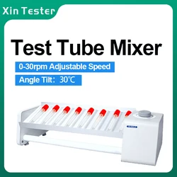 Xin Tester-tubo de sangre compacto de laboratorio, balancín rodante de 0-30rpm, mezclador de tubo de ensayo de velocidad ajustable, SK-R30S-E/SK-R30L-E, 110V/220V