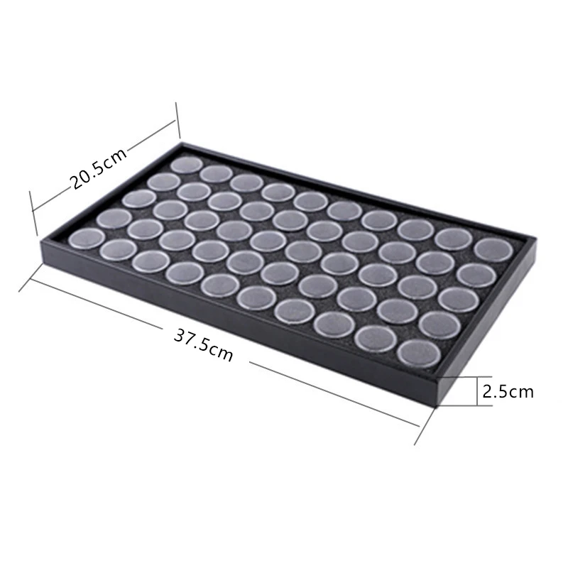 

Empty 25/50 Grid Nail Art Jewelry Storage Box Removable Crystal Rivet Rhinestones Container Gems Beads Organizer Manicure Tool