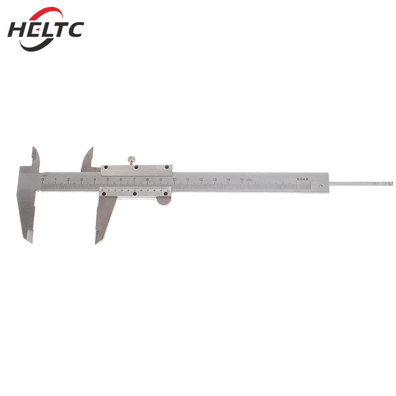 Paquímetro Vernier em Aço Profissional Micrômetro Medidor Ferramentas Métricas de Precisão Use 0150 mm 1pc