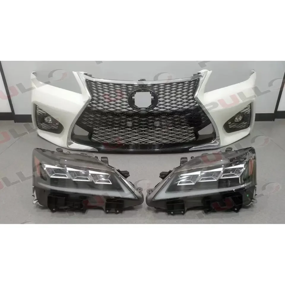 

Car Bumpers for Upgrading for Lexus GS 2012 Modified to 2016 F-Sport Car Front Bumper with Grille and Three Eyes Headlights