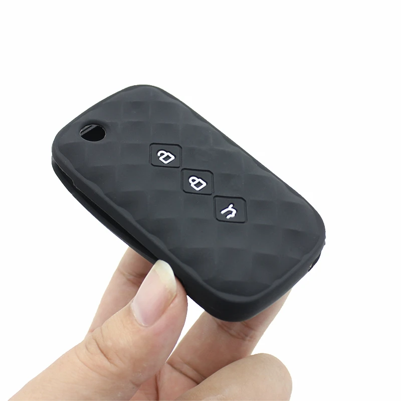 Xinyuexin 3 Buttons Silicone Car Key Cover Protect Case for Wuling Asta  2021-2024 for CHEVROLET  Captiva  2020-2024 Accessories