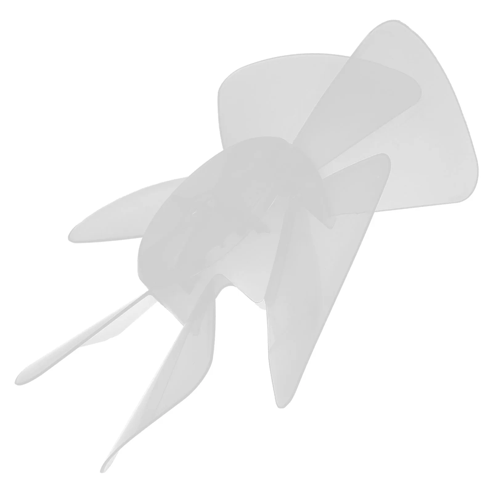 

Plastic Fan Blade 10 Inch Six Leaves Transparent White Replacement Parts for St Table Fans Easy Clean Washable Repair