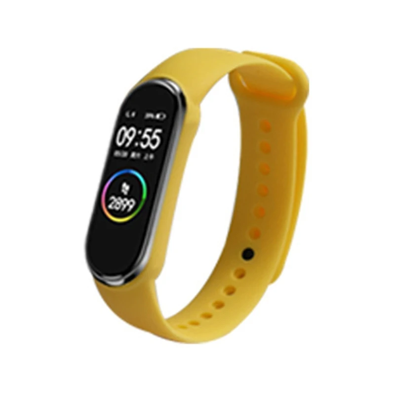 Sports Bracelets Soft Silicone Strap Belt Sweatproof for Mi Band 6 5 for Smart