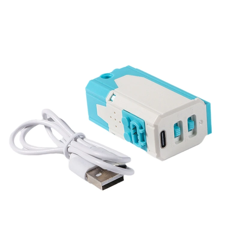 Fungsi daya Motor listrik MOC blok bangunan dapat diisi ulang Motor nirkabel 8883M 9686 MOC DIY perakitan