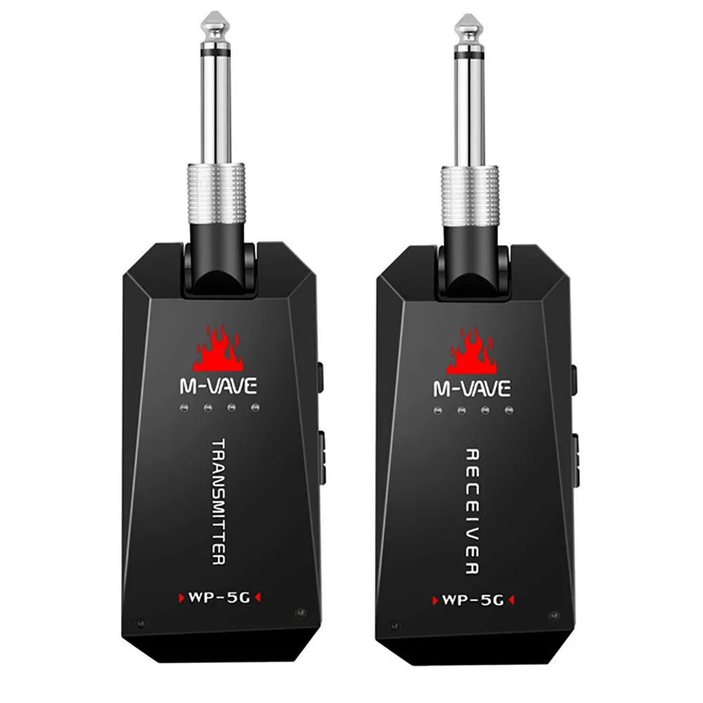 M-VAVE 5.8G Guitar Wireless Transmitter Receiver Audio Digital Wireless Guitar System 30M Transmission for Guitar Bass stereo