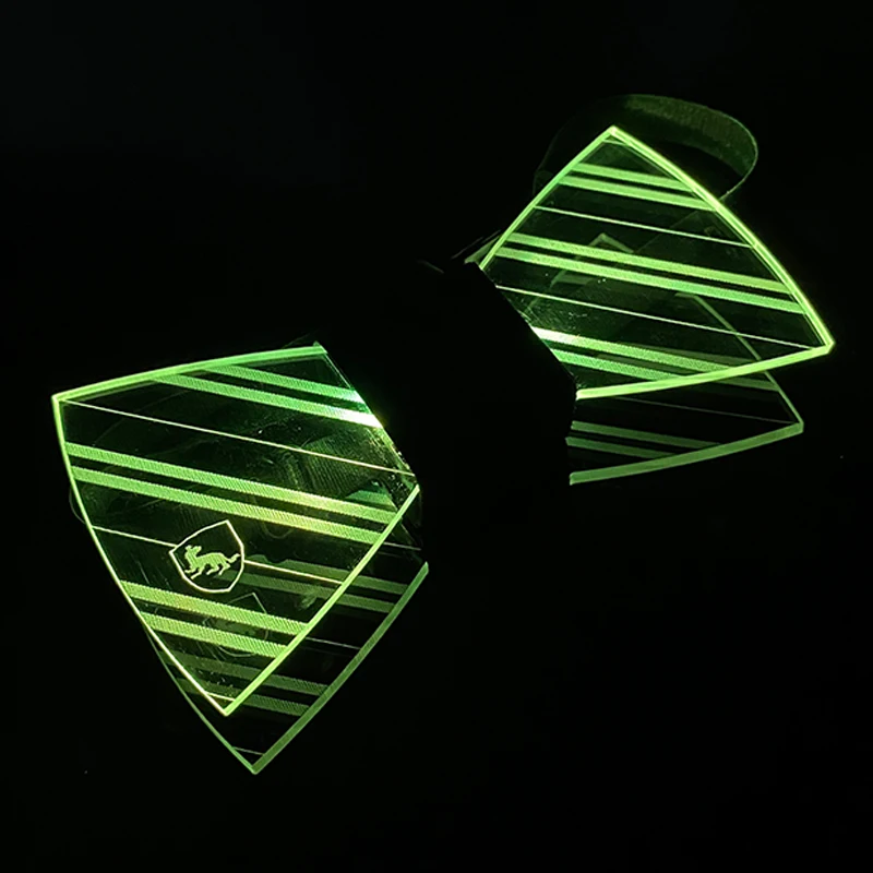 LED Luminous Flashing Bow Tie, Light Up Necktie for Wedding Party Festival, DJ Club Decoration, Glow Supplies, Hot Sales