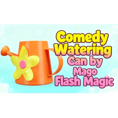 Comedy Watering Can by Mago Flash Magic Trick Stage & Parlor Illusion Gimmick Kids Show Balloon Performer Prop