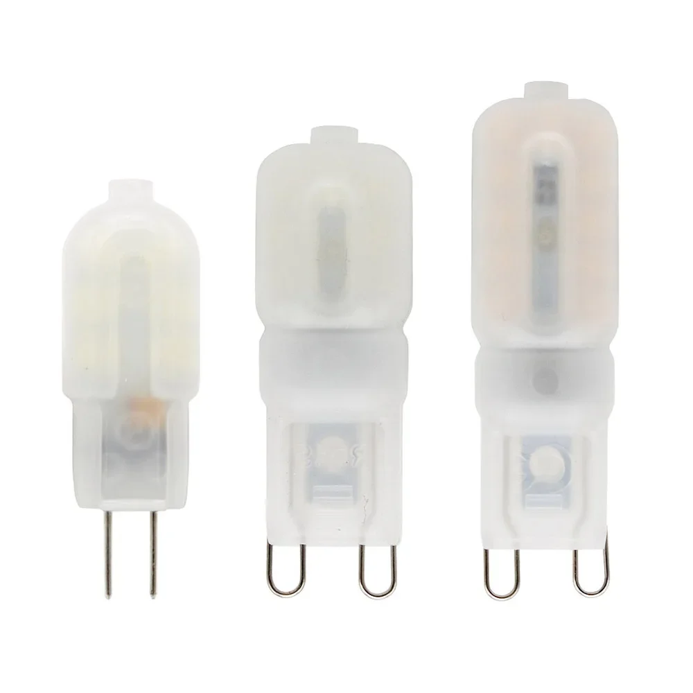 ANBLUB G9 G4 LED Light AC 220V DC 12V Dimmable bulb SMD2835 Spotlight For Chandelier Replace Halogen Lamp Lighting 5pcs/lot