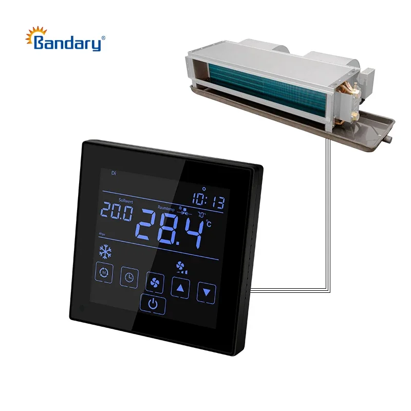 

Bandary Home Smart Programmable Hotel Room RS485 Modbus HVAC Fan Coil Thermostat