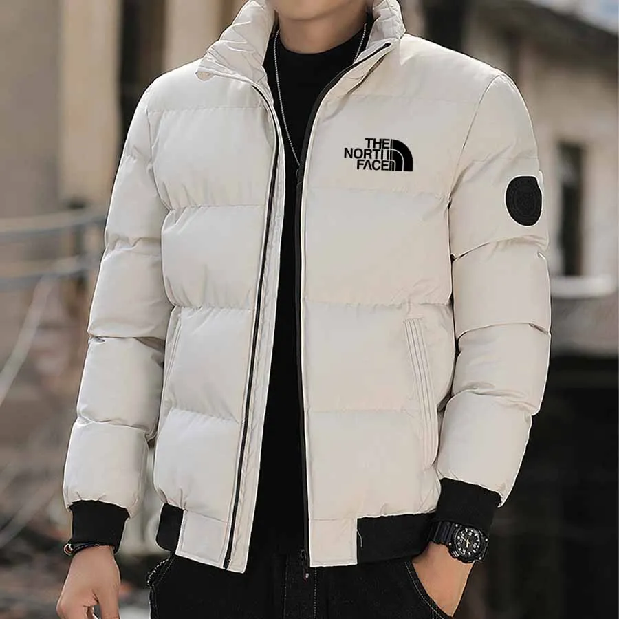 2024 New Casual Men\'s Cotton Jacket Trendy Fashion Warm Thick Western Style Jacket Comfortable