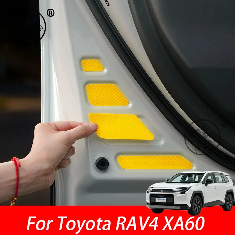 

For Toyota RAV4 XA60 2026 car interior parts Anti rear collision warning sticker for front bumper of door accessories