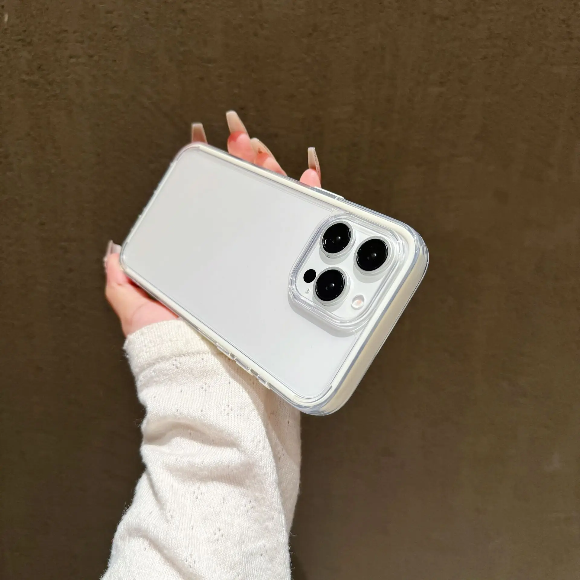 Hülle für iPhone 17 Pro Transparentes Acryl Anti-Drop Drei-in-Eins, für 15 Schutzhülle – Detail 16