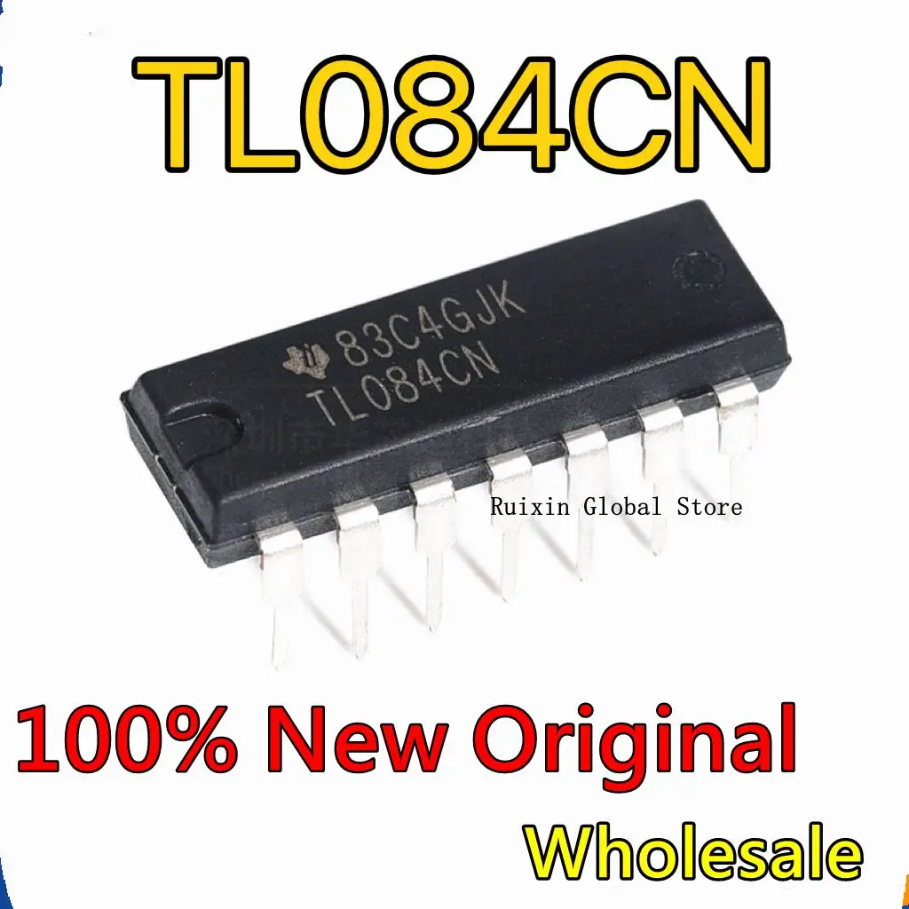 【5PCS】Imported original TL084CN operational amplifier TL084C direct insertion DIP-14 TL084CDR in stock