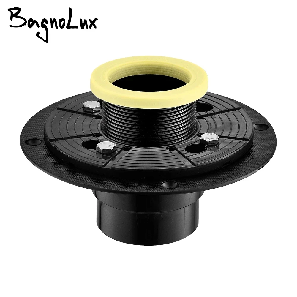 

PVC Drain Siphon Flange Coupling for Tile Floor Signature Hardware Water Stopped Or Overflew Plastic Extra Accessories